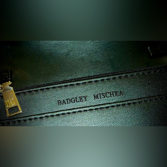 Badgley Mischka Black Sequins Cover Crossbody Bag Purse Wallet - Picture 12 of 13